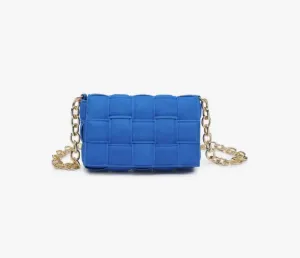Holden Suede Crossbody - Cobalt