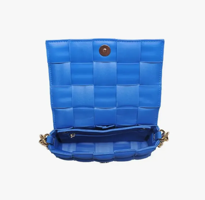 Holden Suede Crossbody - Cobalt