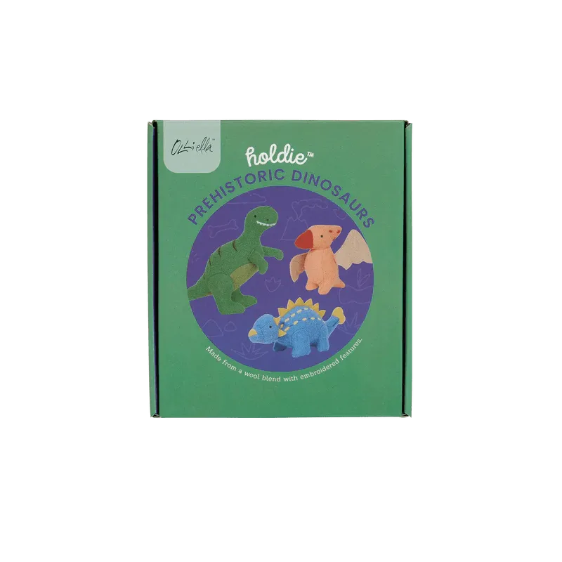 Holdie Folk Prehistoric Animals (Set of 3) by Olliella