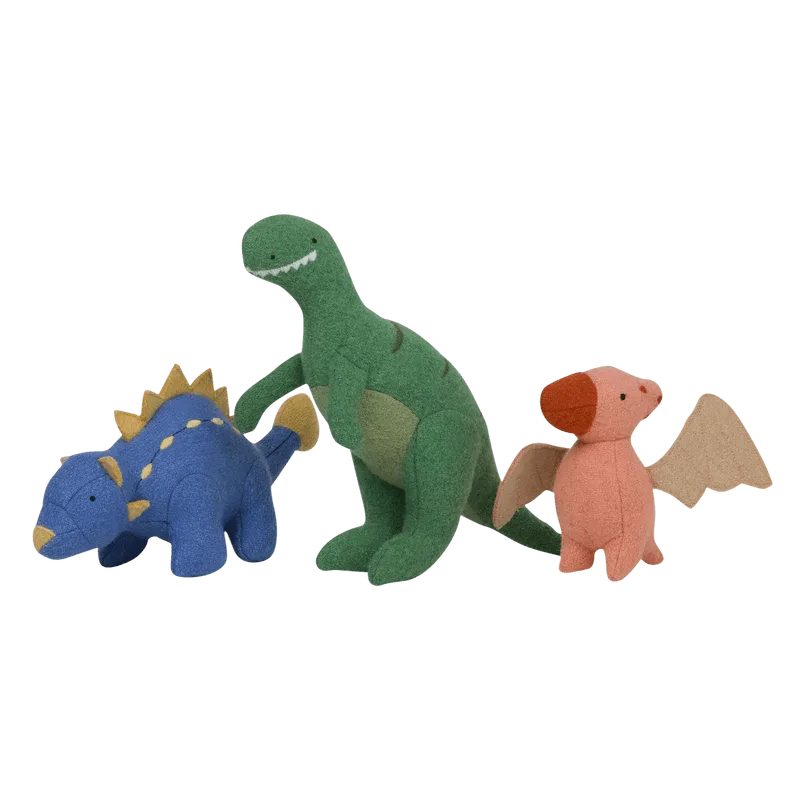 Holdie Folk Prehistoric Animals (Set of 3) by Olliella