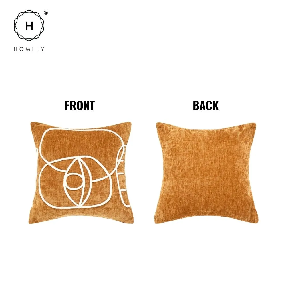 Homlly Houndstooth Bold Line Decorative Pillow Cushion Covers