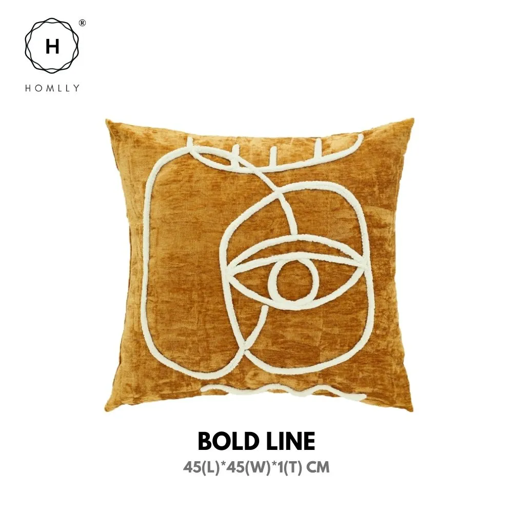Homlly Houndstooth Bold Line Decorative Pillow Cushion Covers