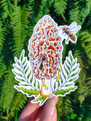 Honey Morel Vinyl Sticker