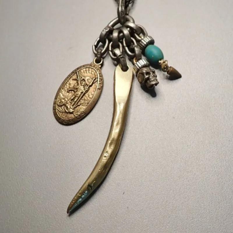 Horn Turquoise Necklace