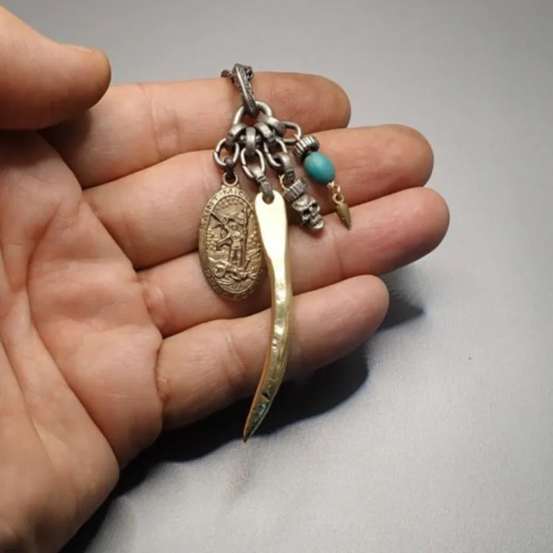 Horn Turquoise Necklace