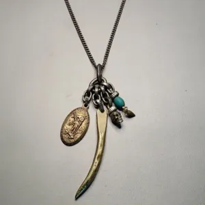 Horn Turquoise Necklace