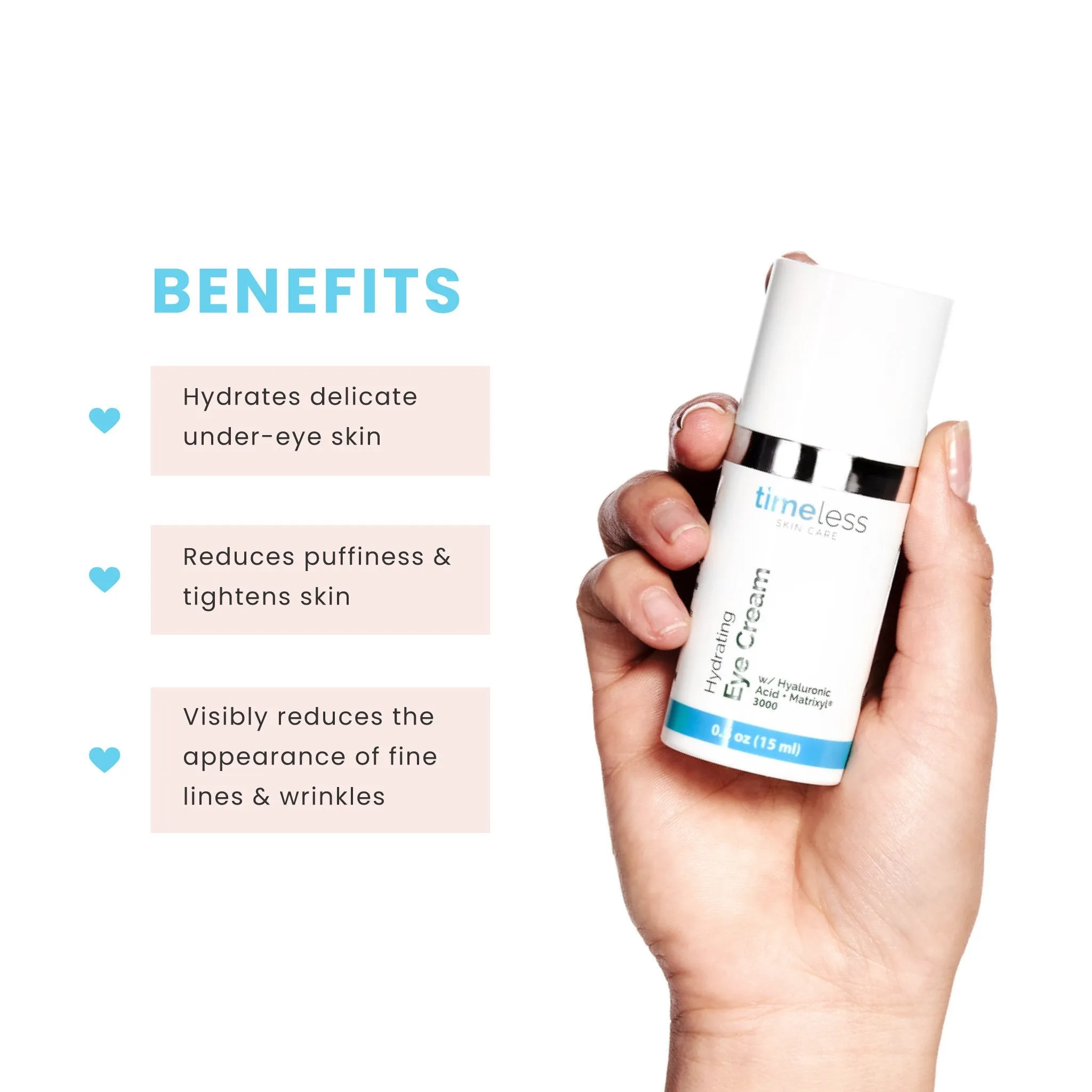 Hydrating Hyaluronic Acid Eye Cream 0.5 oz / 15ml