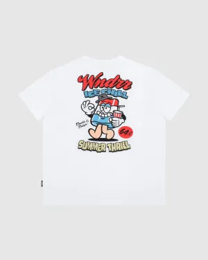 ICE POP BOX FIT TEE - WHITE