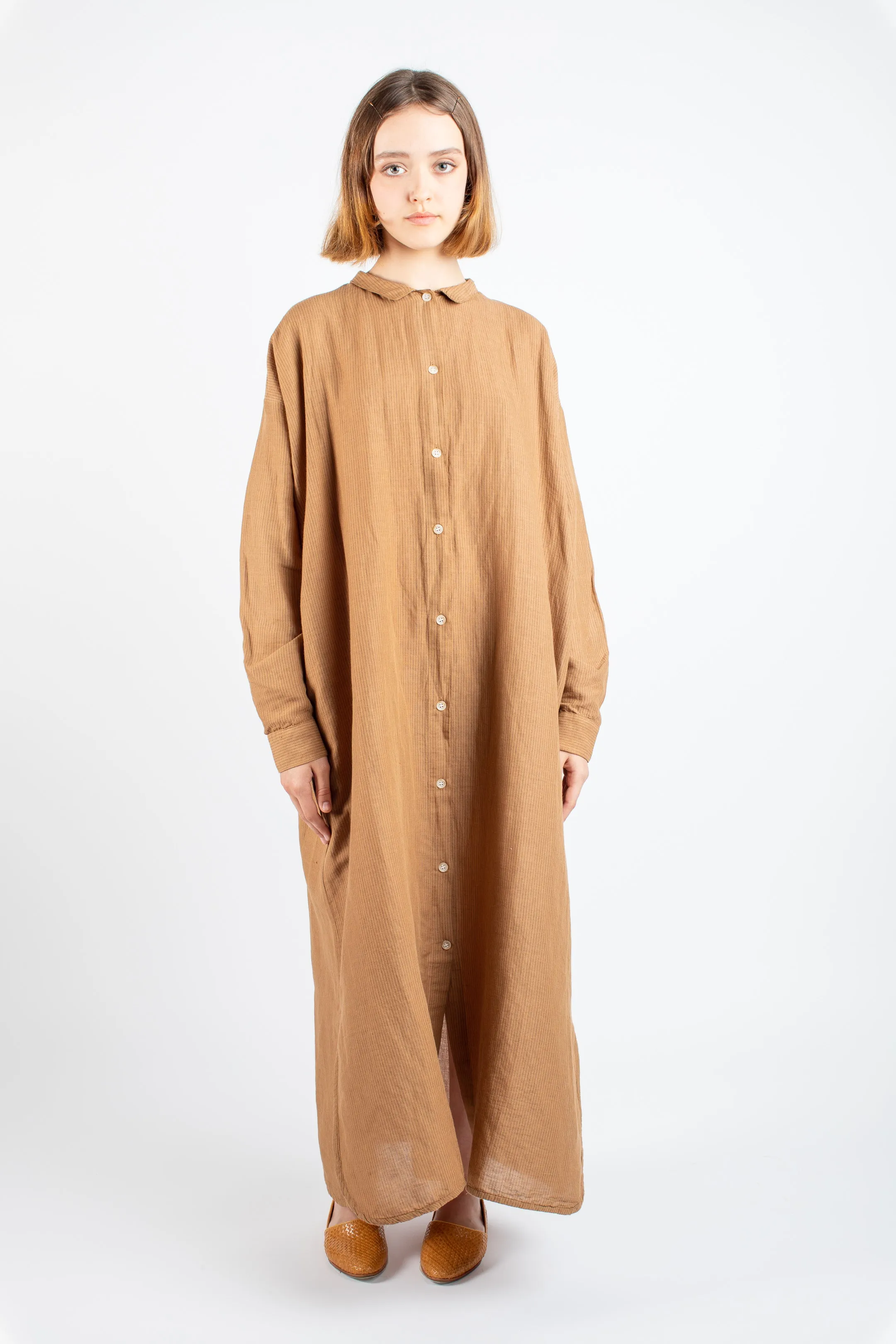 Ida shirtdress in Clay print