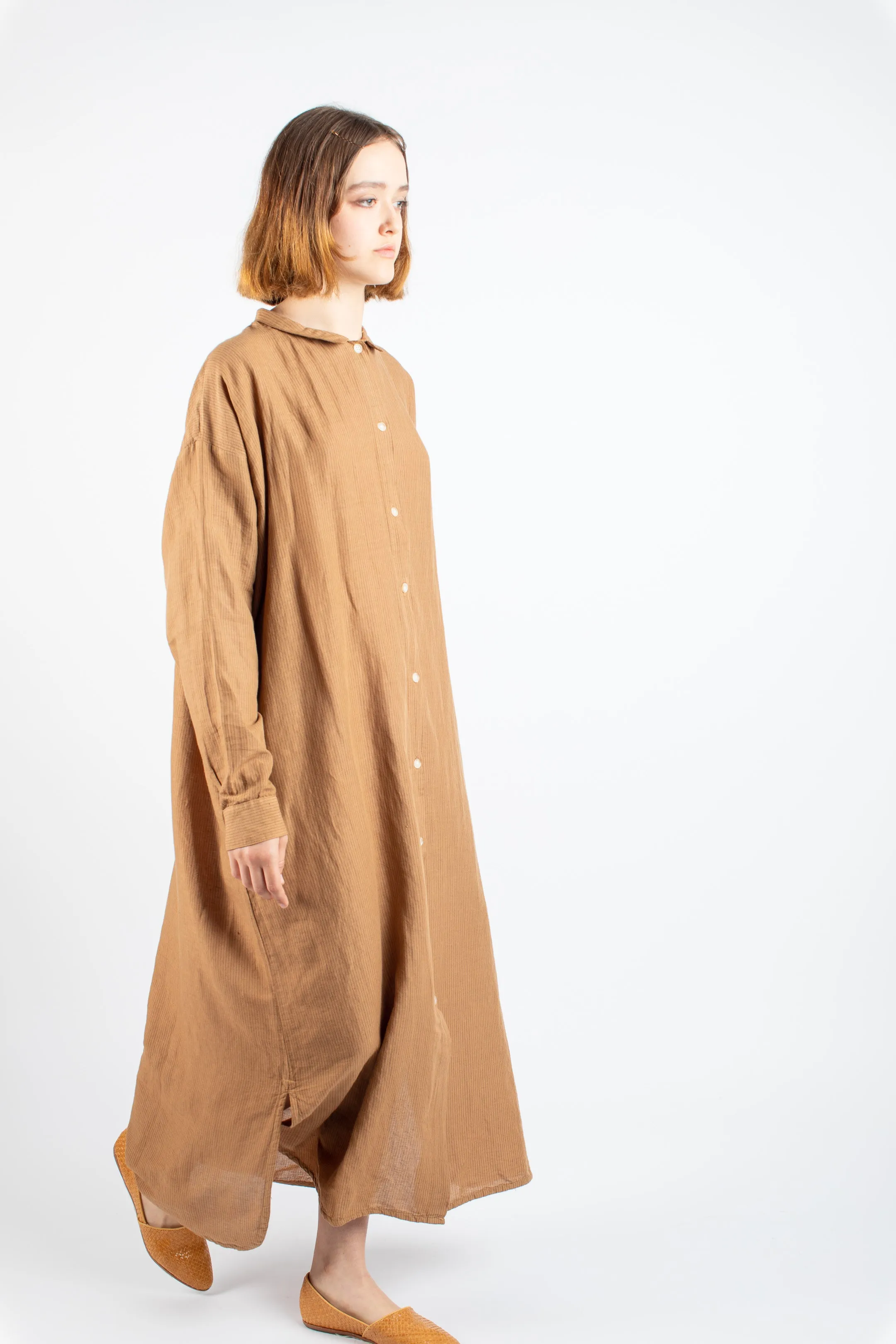 Ida shirtdress in Clay print