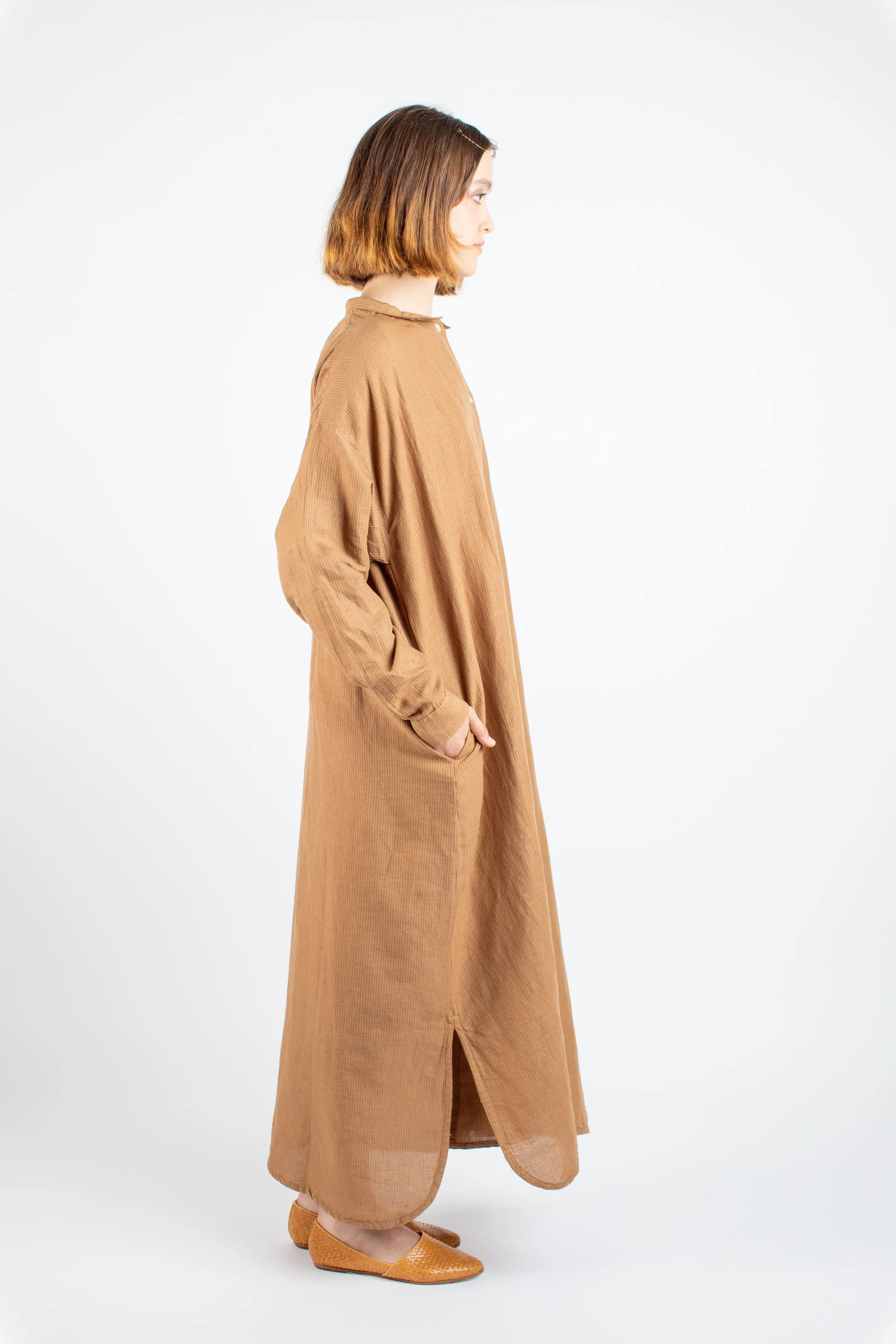 Ida shirtdress in Clay print
