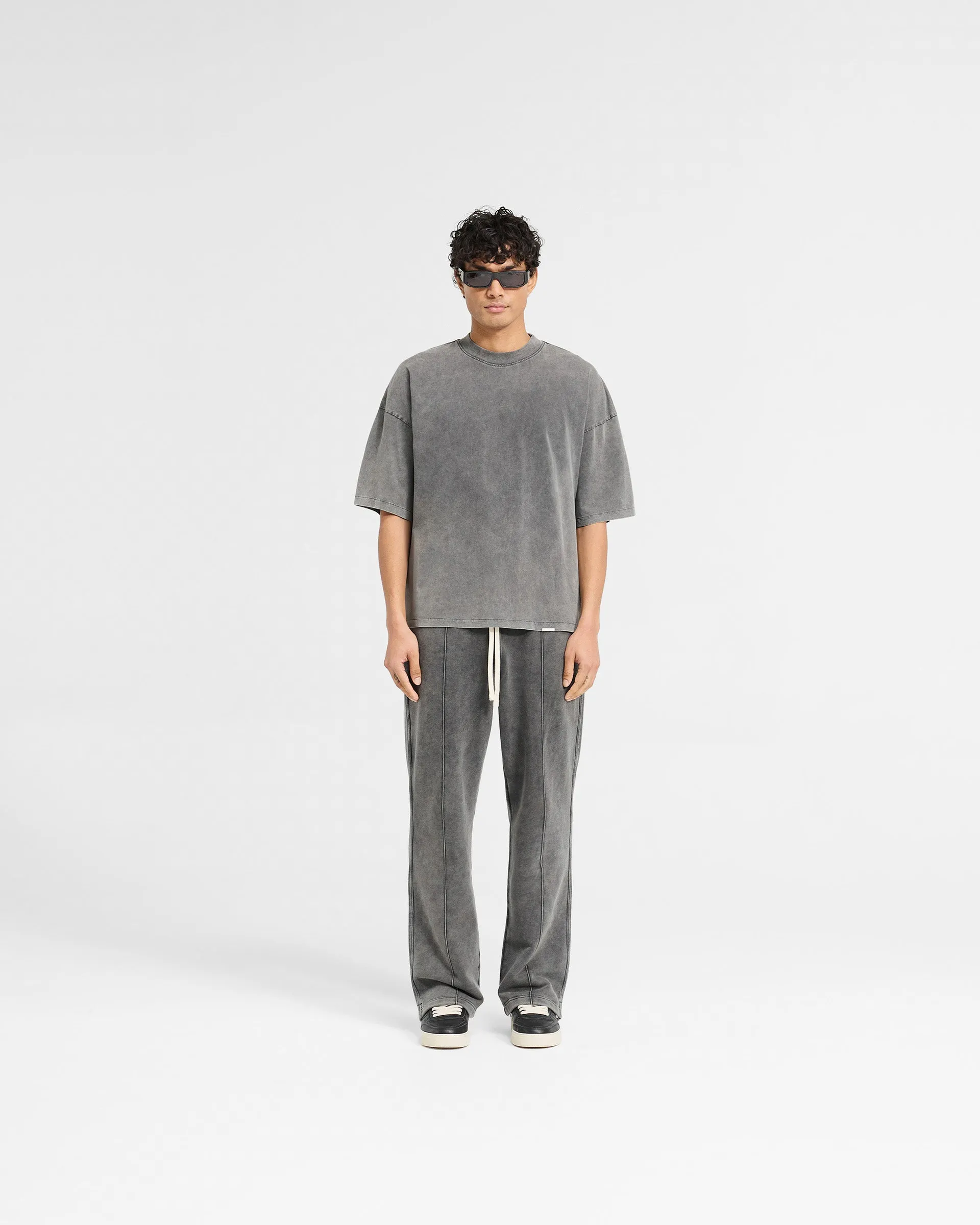 Initial Boxy T-Shirt - Vintage Grey