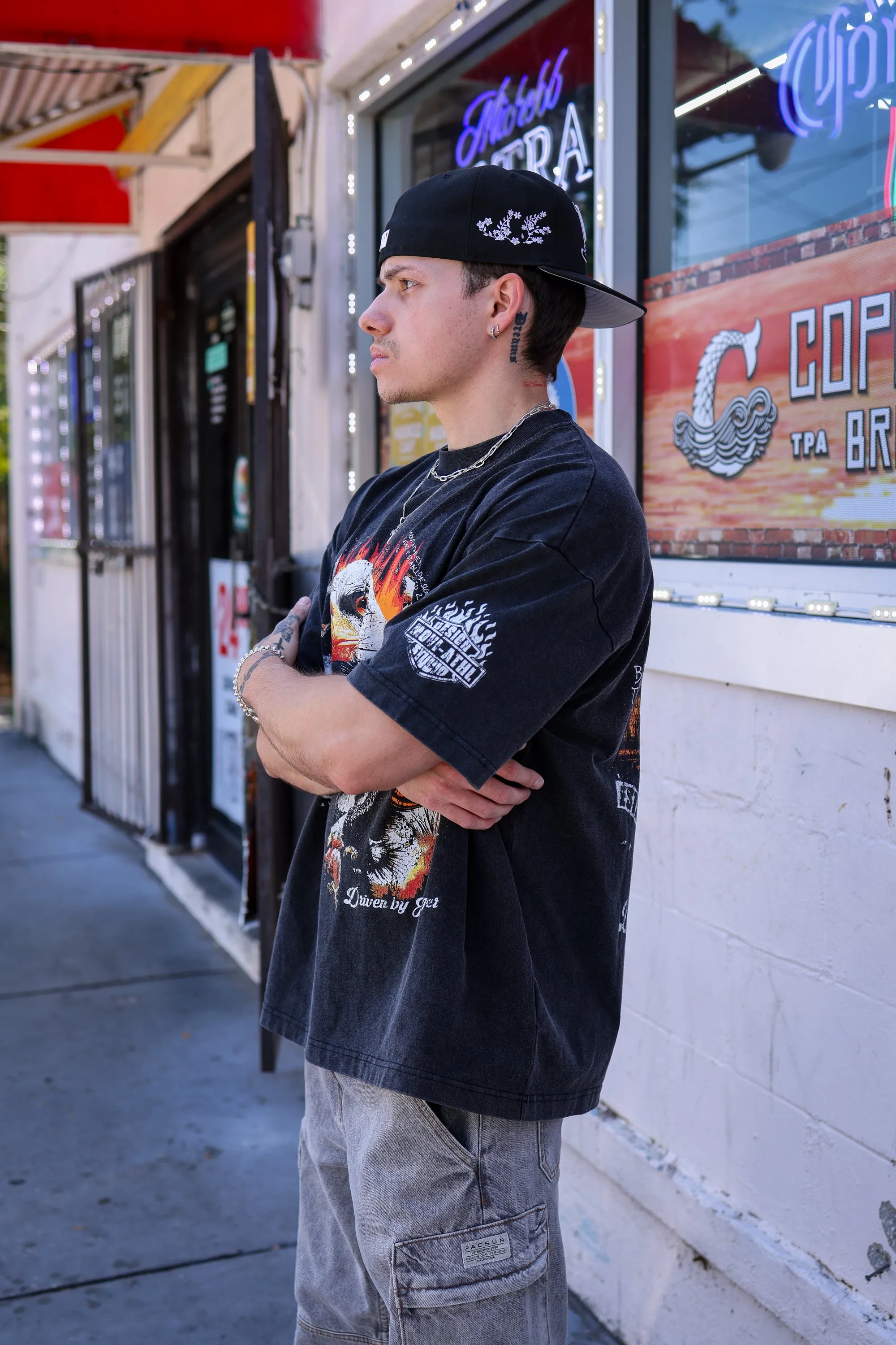 INSTINCT T-SHIRT - VINTAGE BLACK