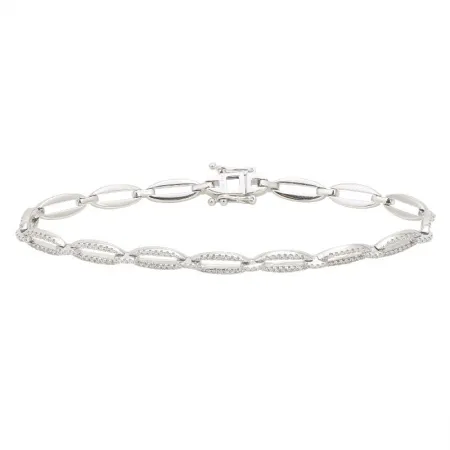 Interlink Diamond Bracelet