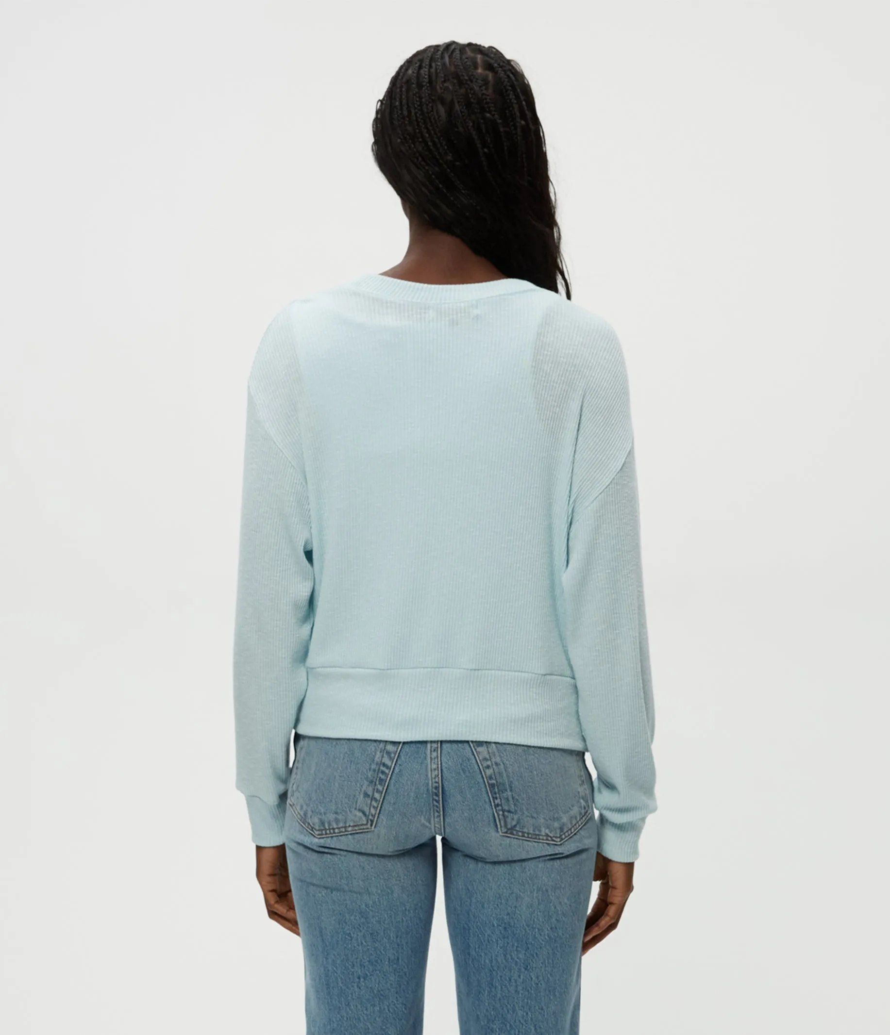Isla V-Neck Ribbed Cardigan