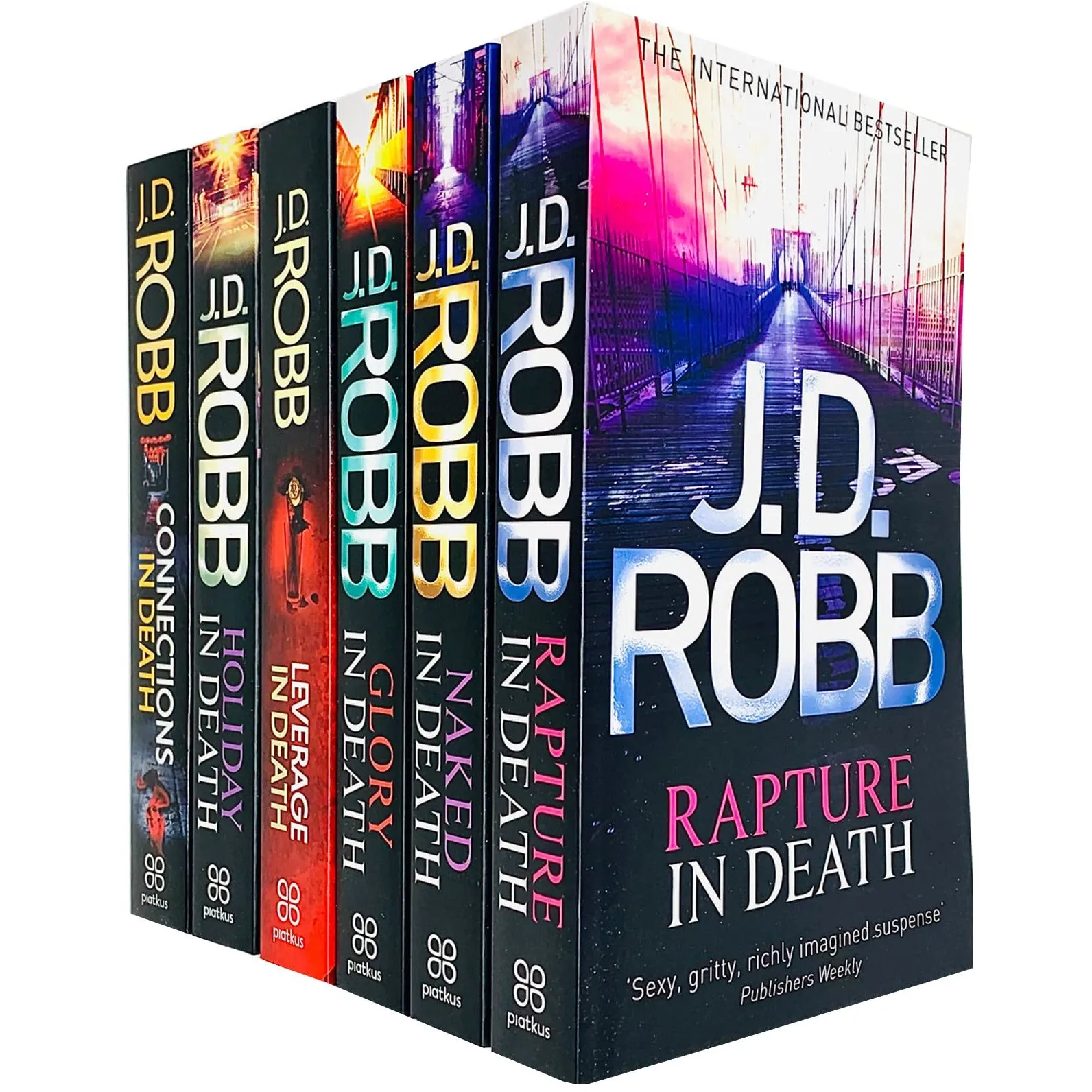 J. D. Robb In Death Series 6 Books Collection Set (Rapture In Death, Naked In Death)