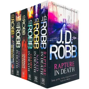 J. D. Robb In Death Series 6 Books Collection Set (Rapture In Death, Naked In Death)