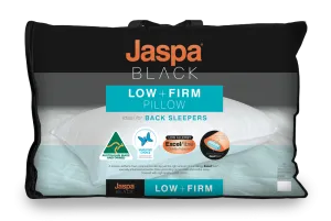 Jaspa Black Low & Firm Pillow