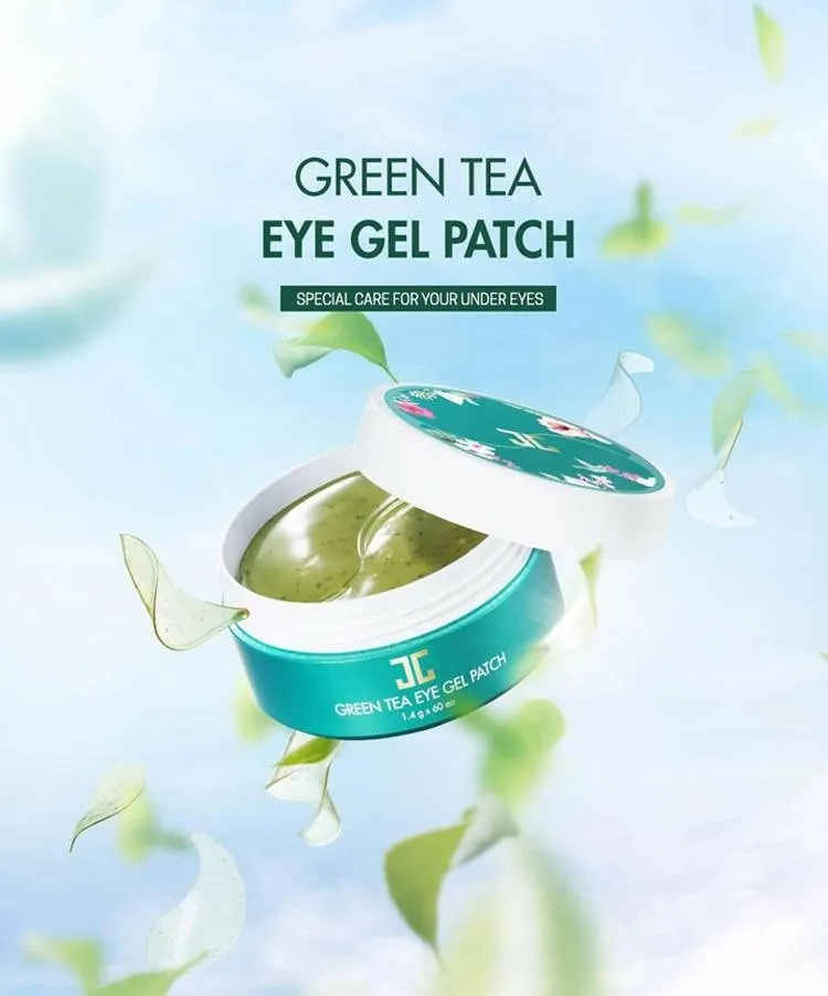 JAYJUN Green Tea / Roselle Hydrogel Eye Gel Patch 60pcs