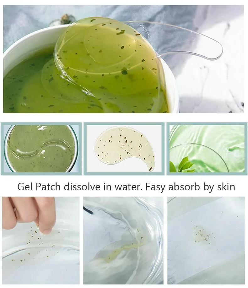 JAYJUN Green Tea / Roselle Hydrogel Eye Gel Patch 60pcs