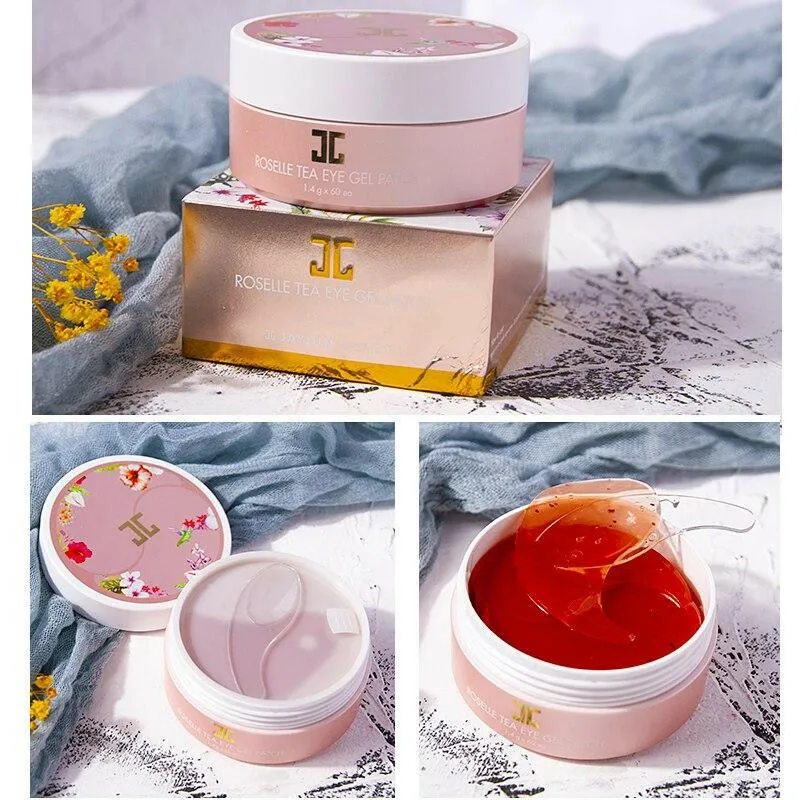 JAYJUN Green Tea / Roselle Hydrogel Eye Gel Patch 60pcs