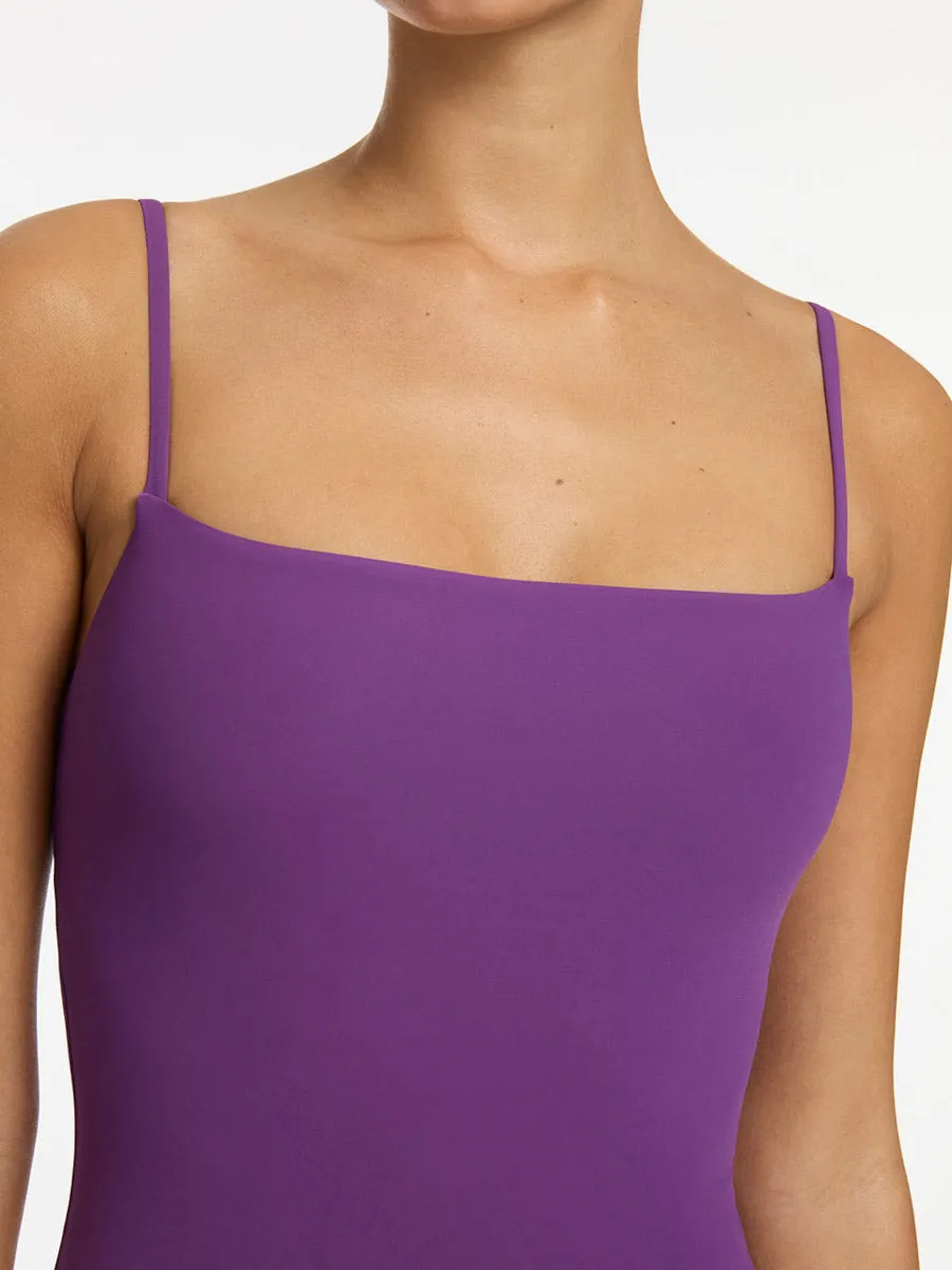 Jetset Minimal Tank One Piece in Amethyst