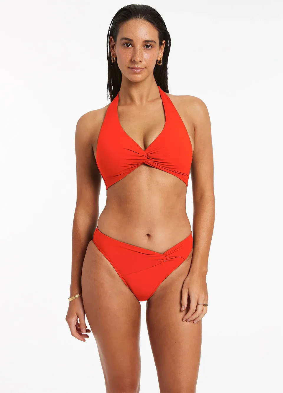 Jetset Twist Front Bikini Bottom