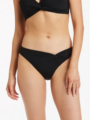 Jetset Twist Front Bottom In Black