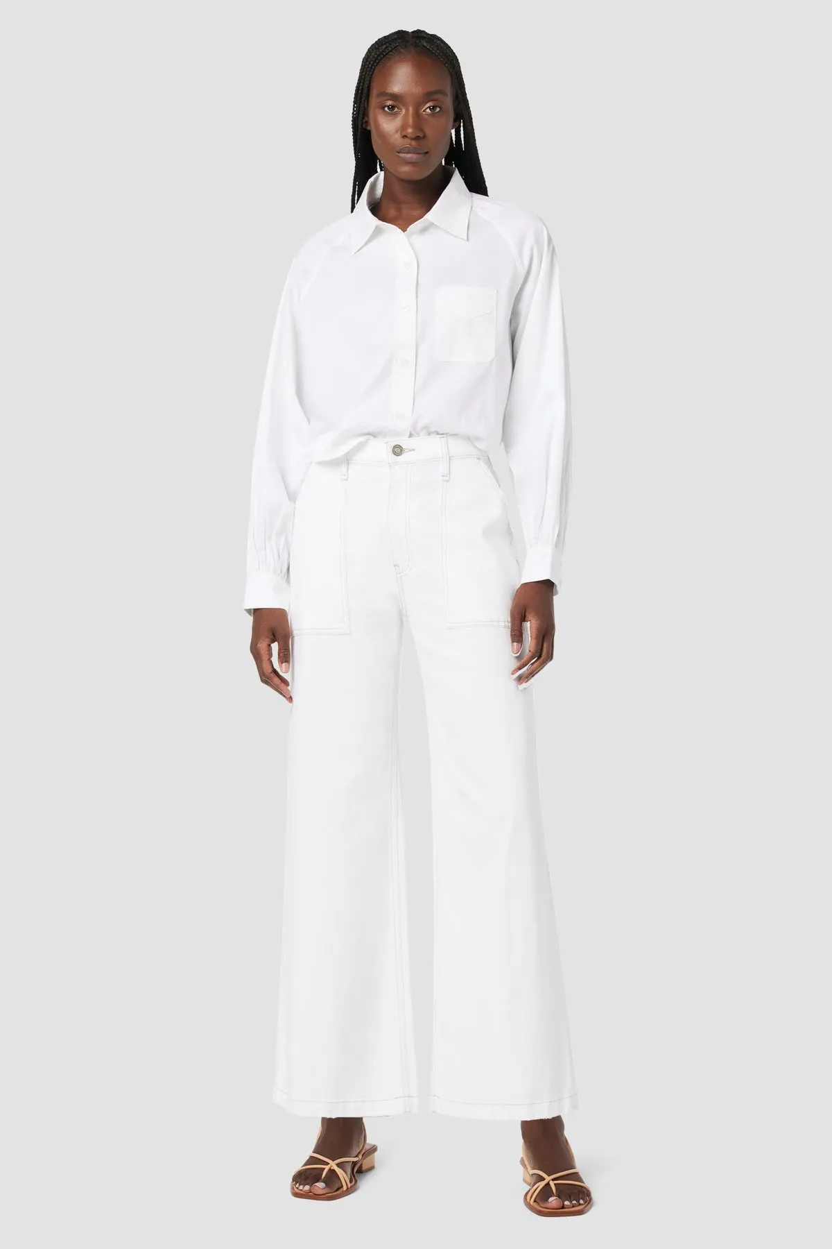 Jodie Loose Fit Wide Leg Crop Jean
