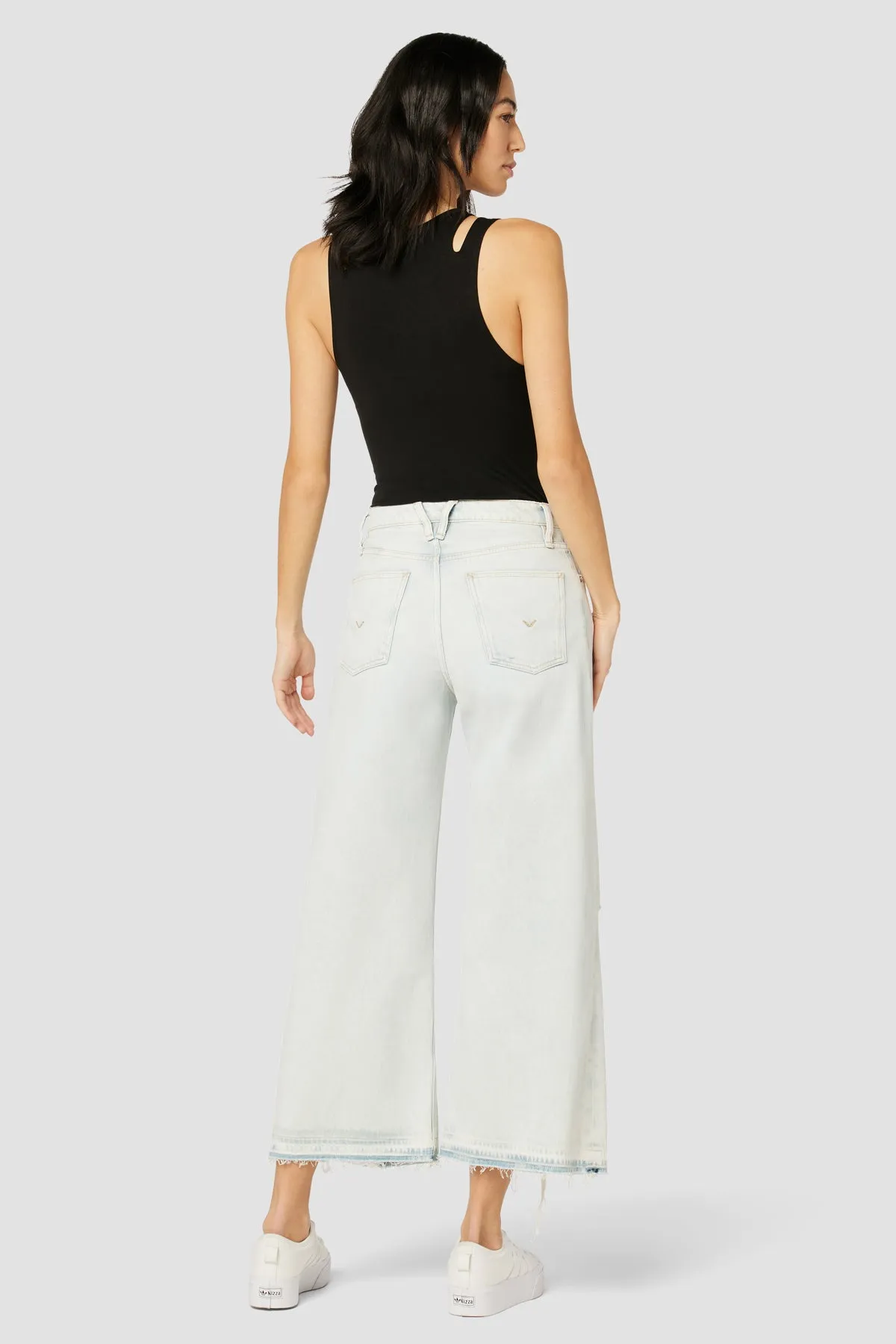Jodie Loose Fit Wide Leg Crop Jean