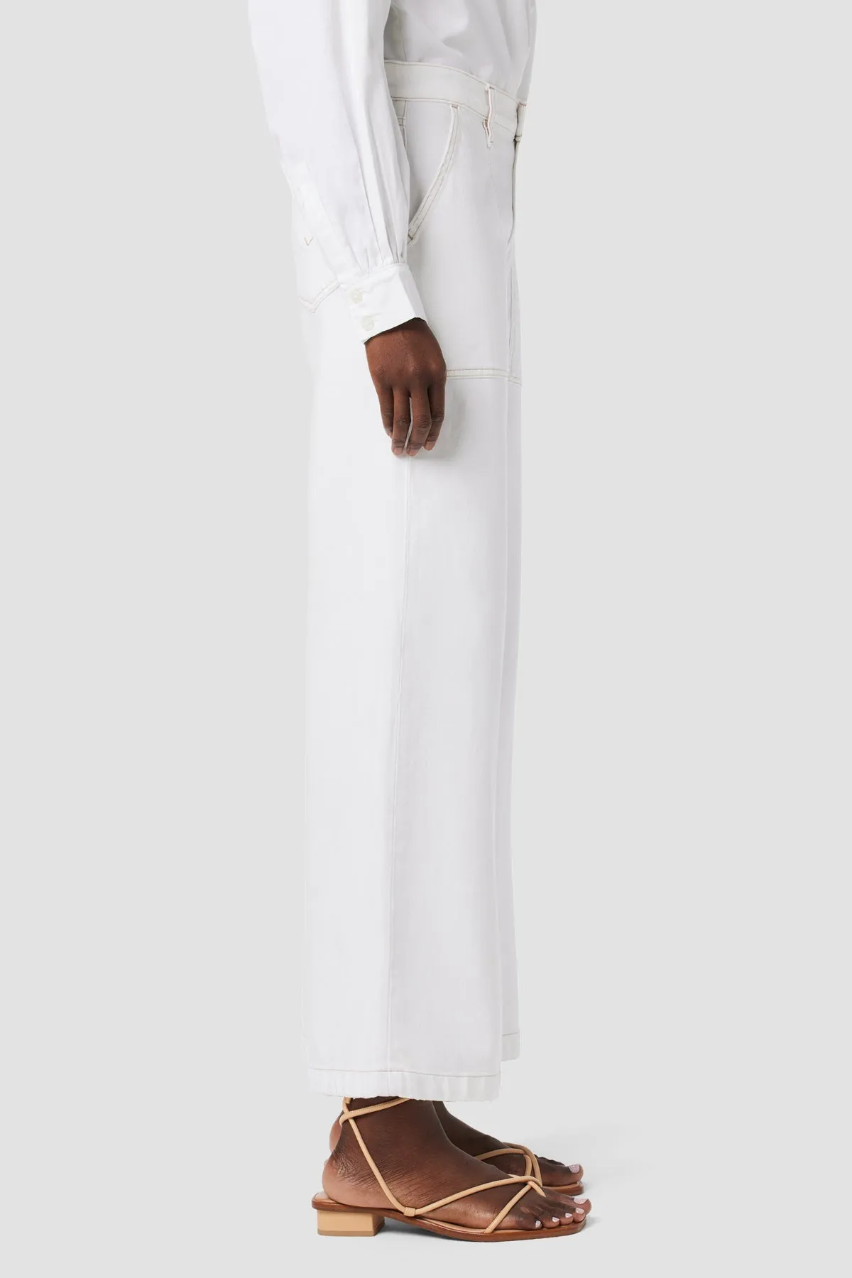 Jodie Loose Fit Wide Leg Crop Jean