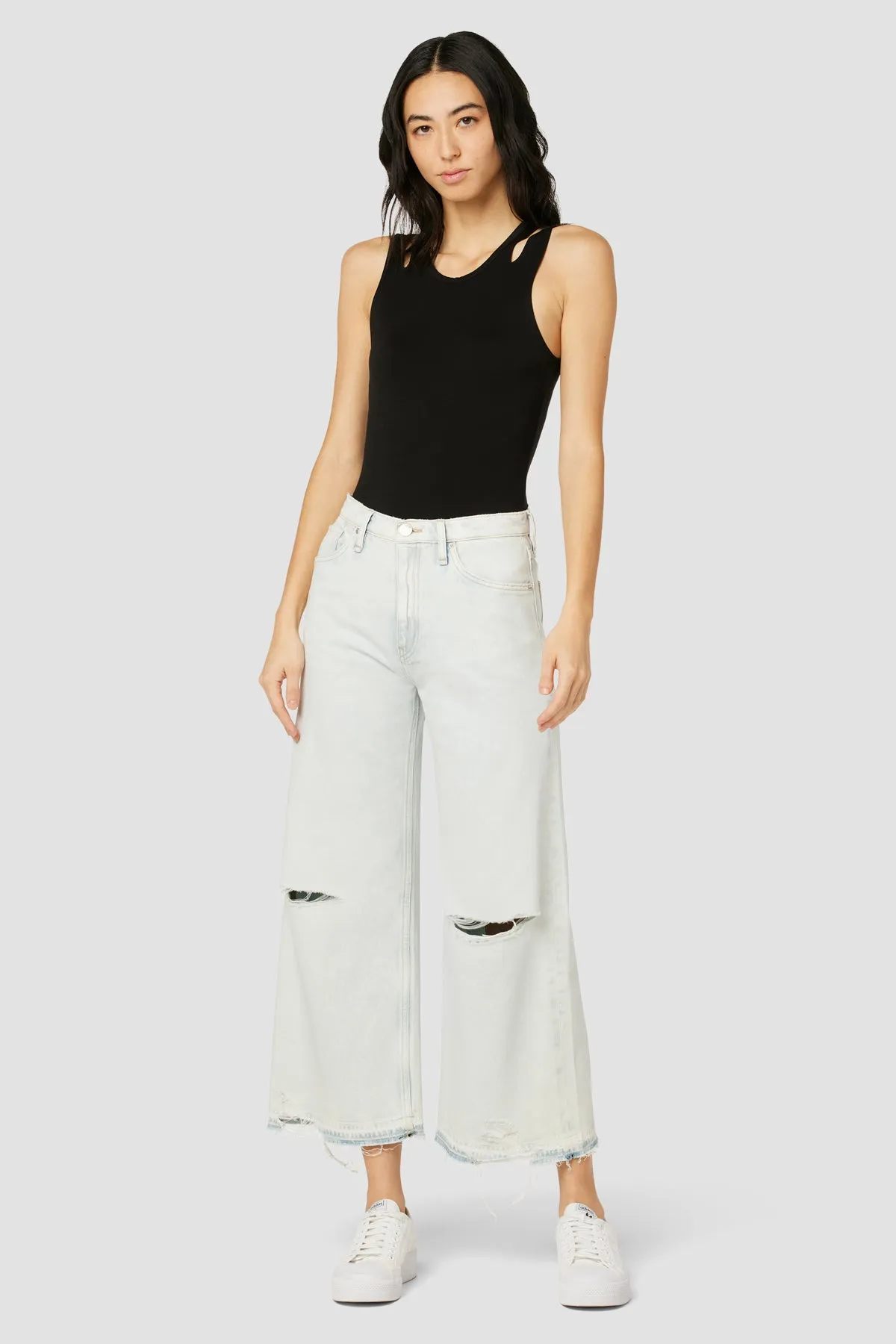 Jodie Loose Fit Wide Leg Crop Jean