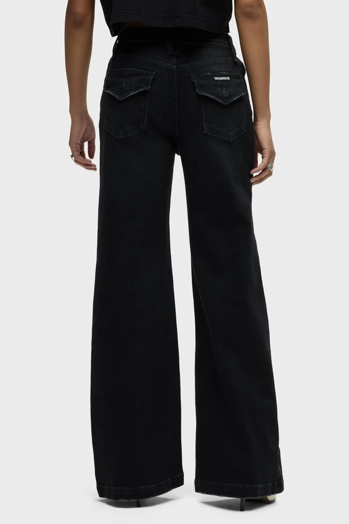 Jodie Loose Fit Wide Leg w/ Flap Jean