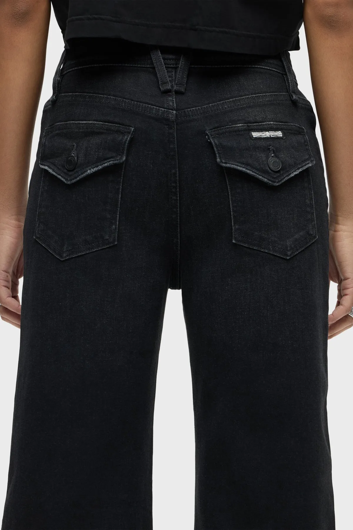 Jodie Loose Fit Wide Leg w/ Flap Jean
