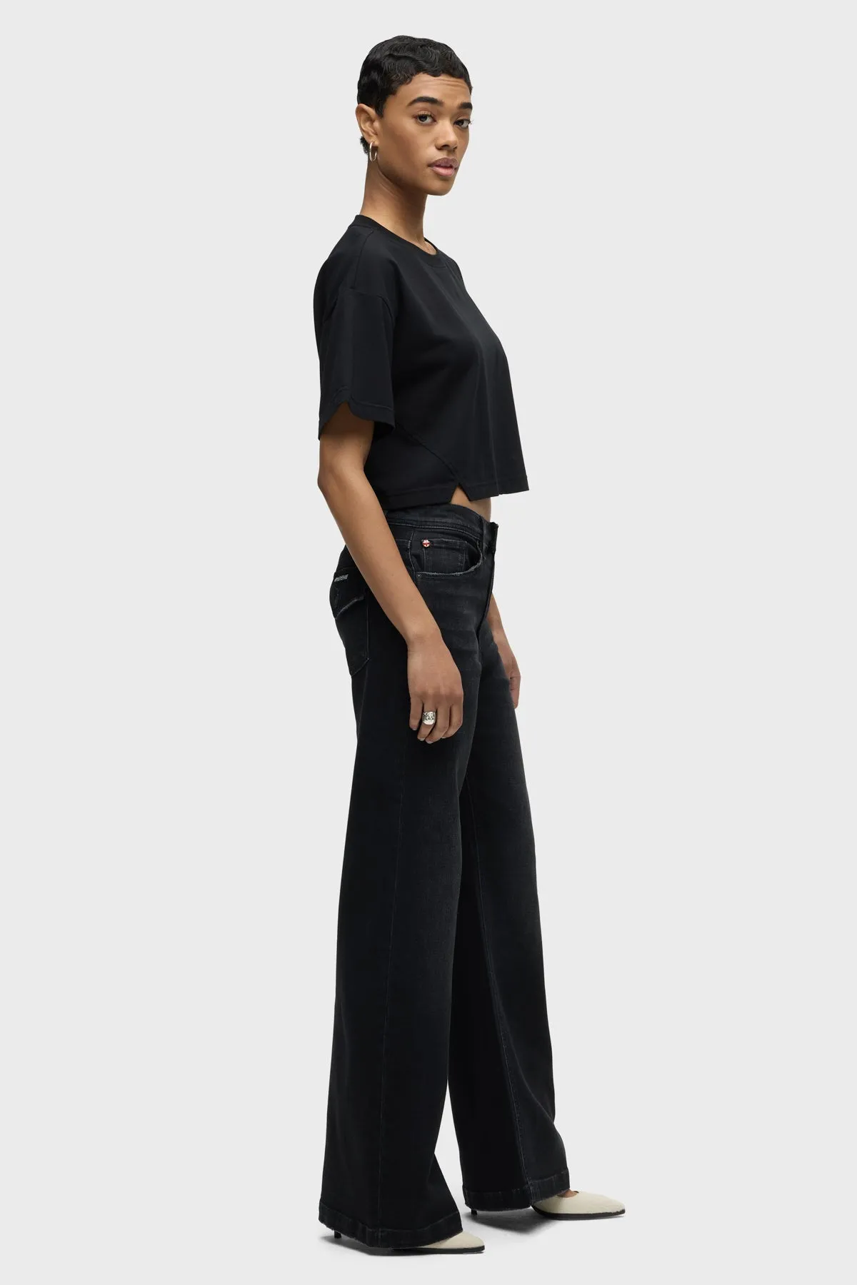 Jodie Loose Fit Wide Leg w/ Flap Jean