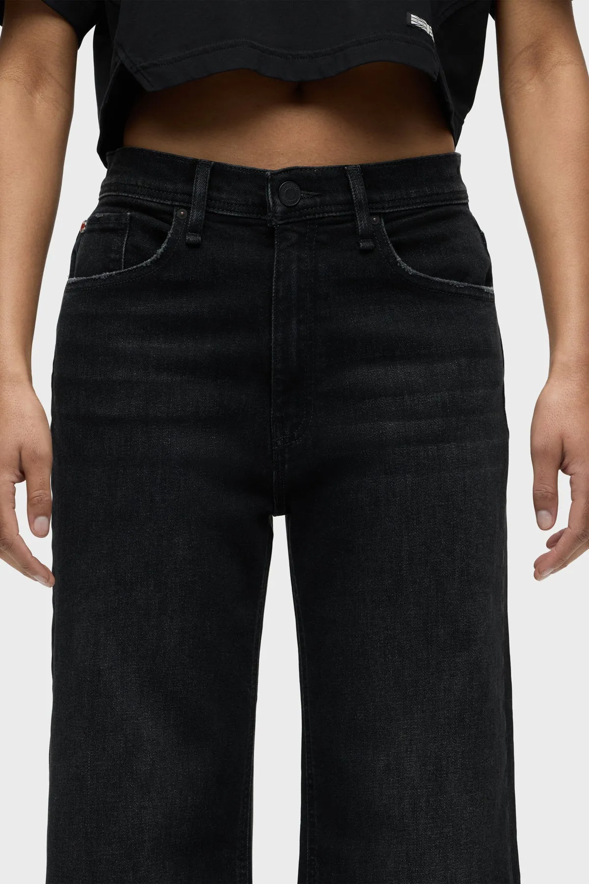 Jodie Loose Fit Wide Leg w/ Flap Jean