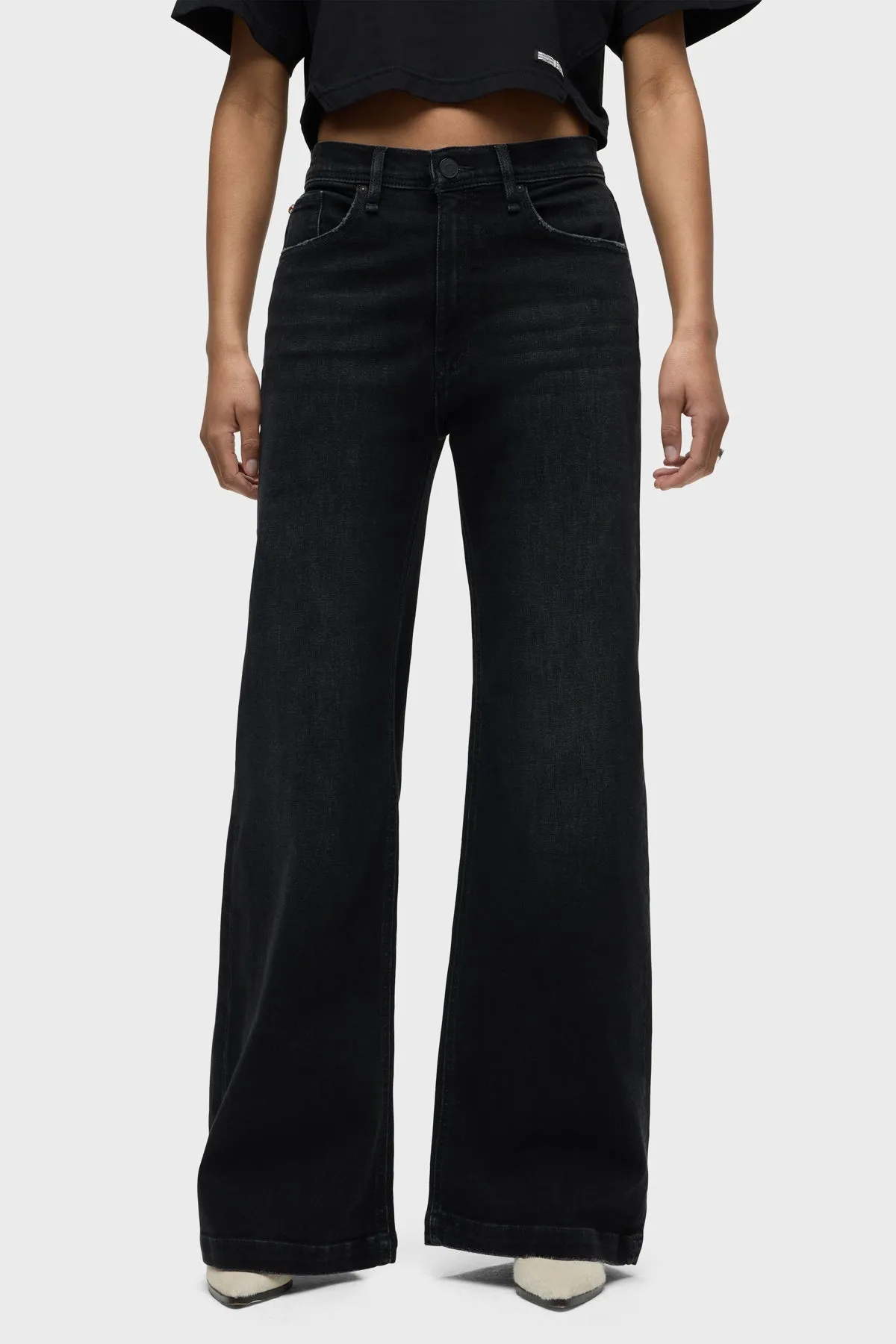 Jodie Loose Fit Wide Leg w/ Flap Jean