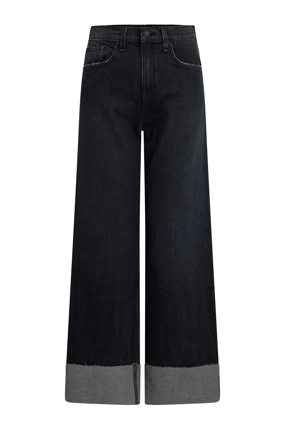 Jodie Wide Leg Petite Jean w/ Cuff