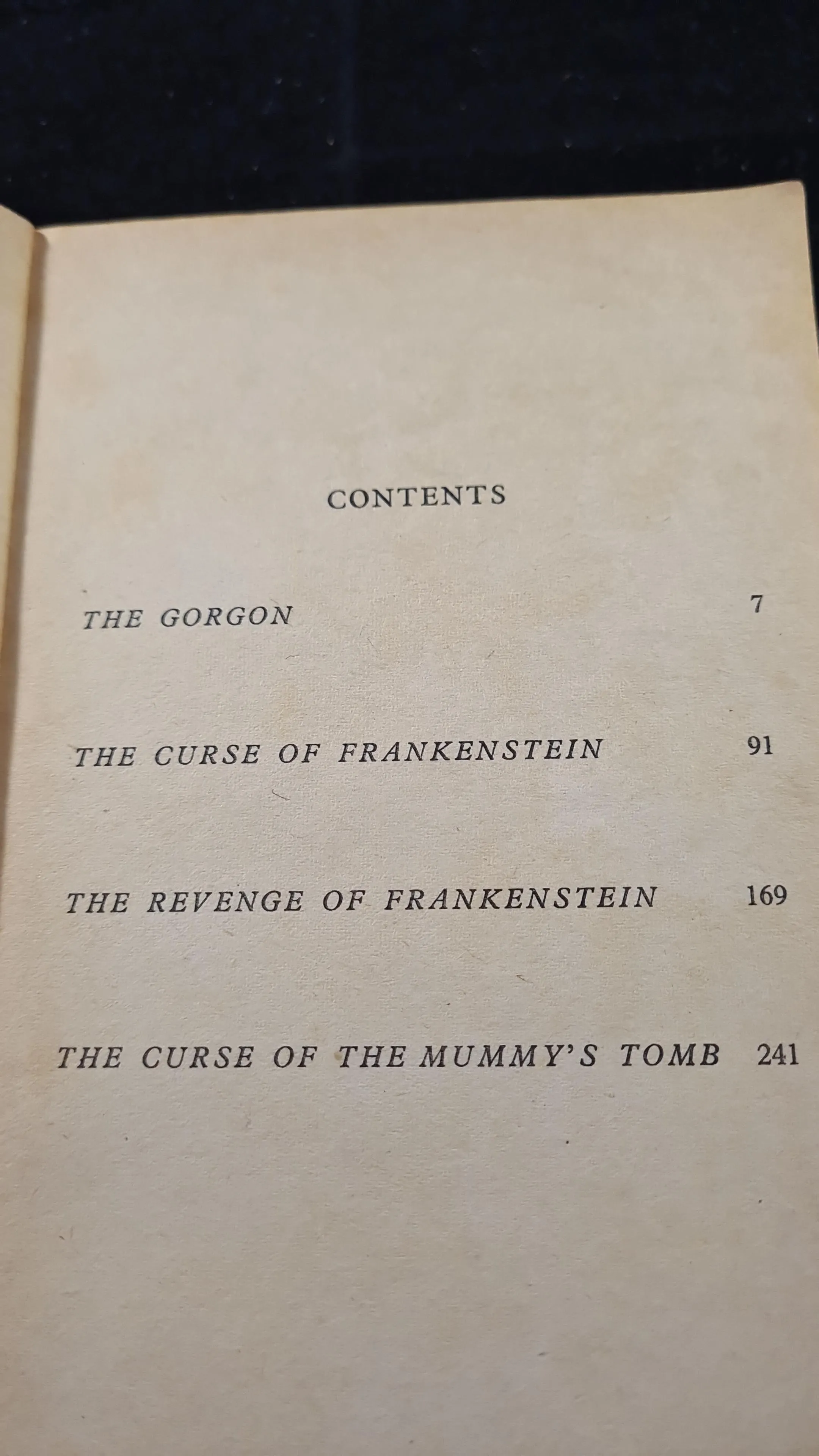 John Burke - The Hammer Horror Omnibus & 2nd Book, Pan Books, 1966 & 67, Paperbacks