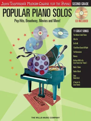 John Thompson's Popular Piano Solos, Grade 2 (Book/Audio)