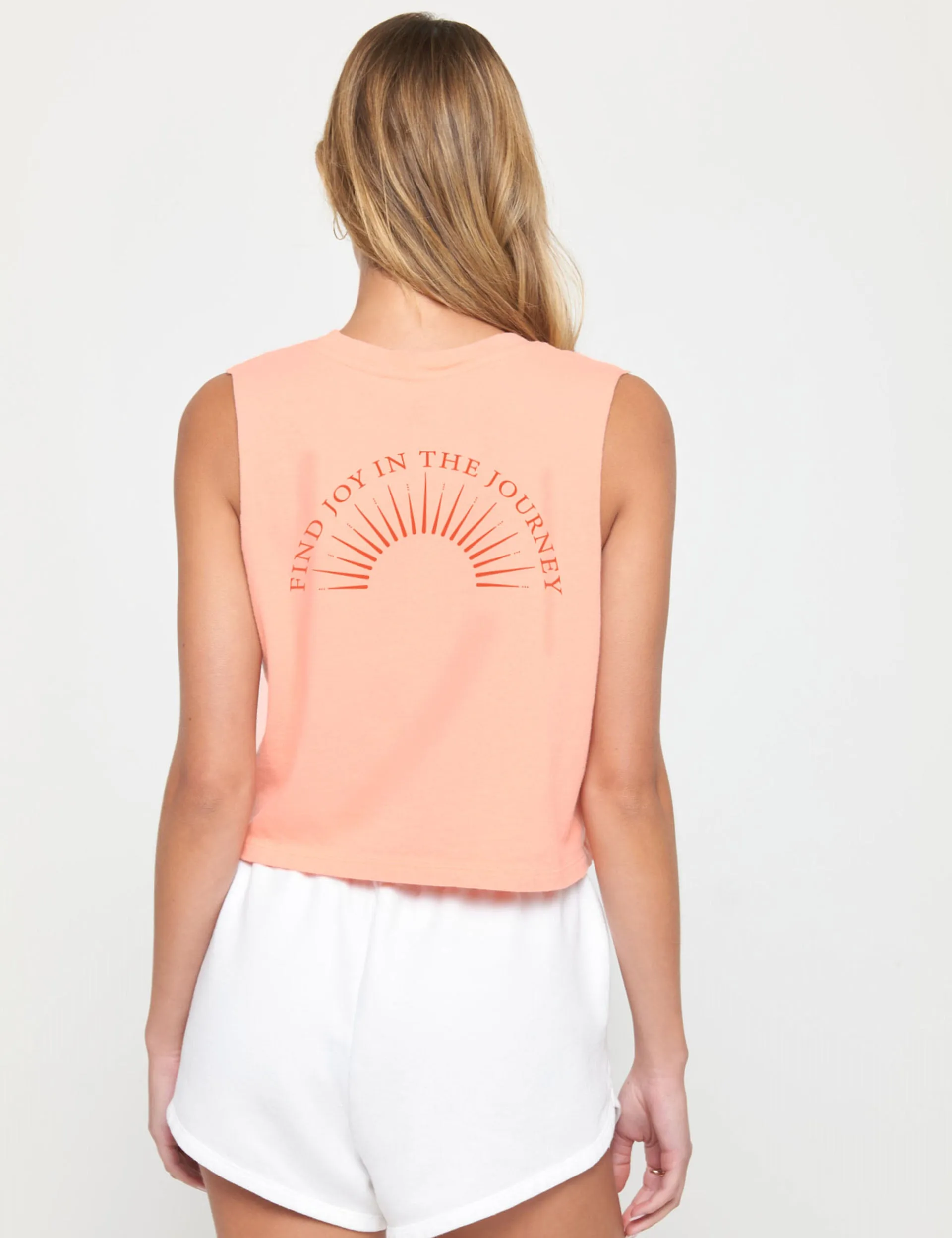 Journey Callie Crop Tank - Neon Nectar