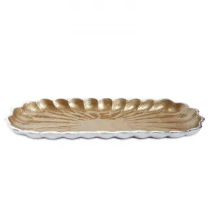 Julia Knight Peony 14" Rectangular Tray in Toffee