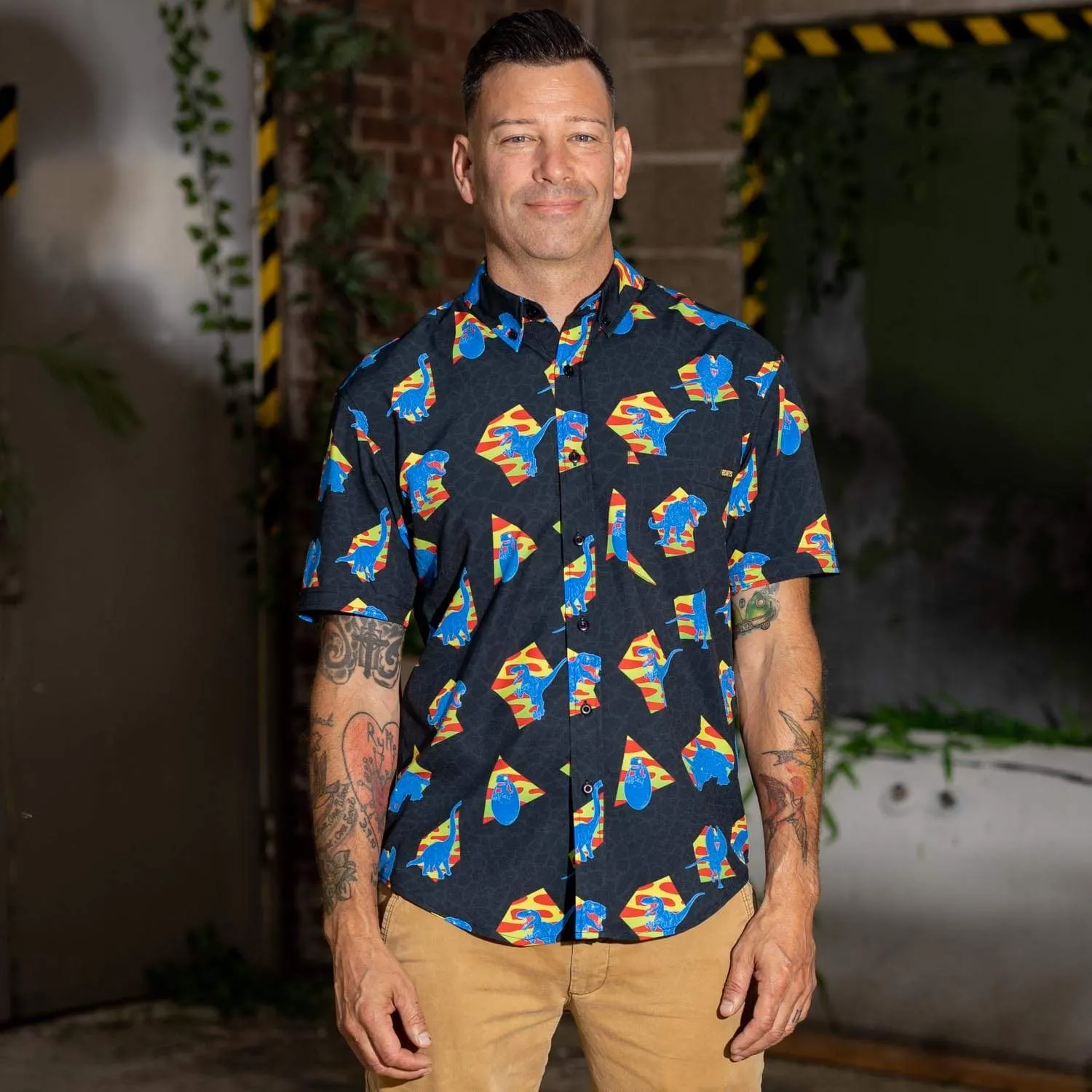 Jurassic Park "Retro 65 Million BC" – KUNUFLEX Short Sleeve Shirt
