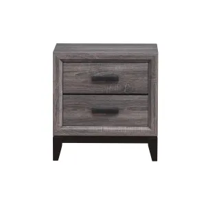 Kate Foil Grey Nightstand