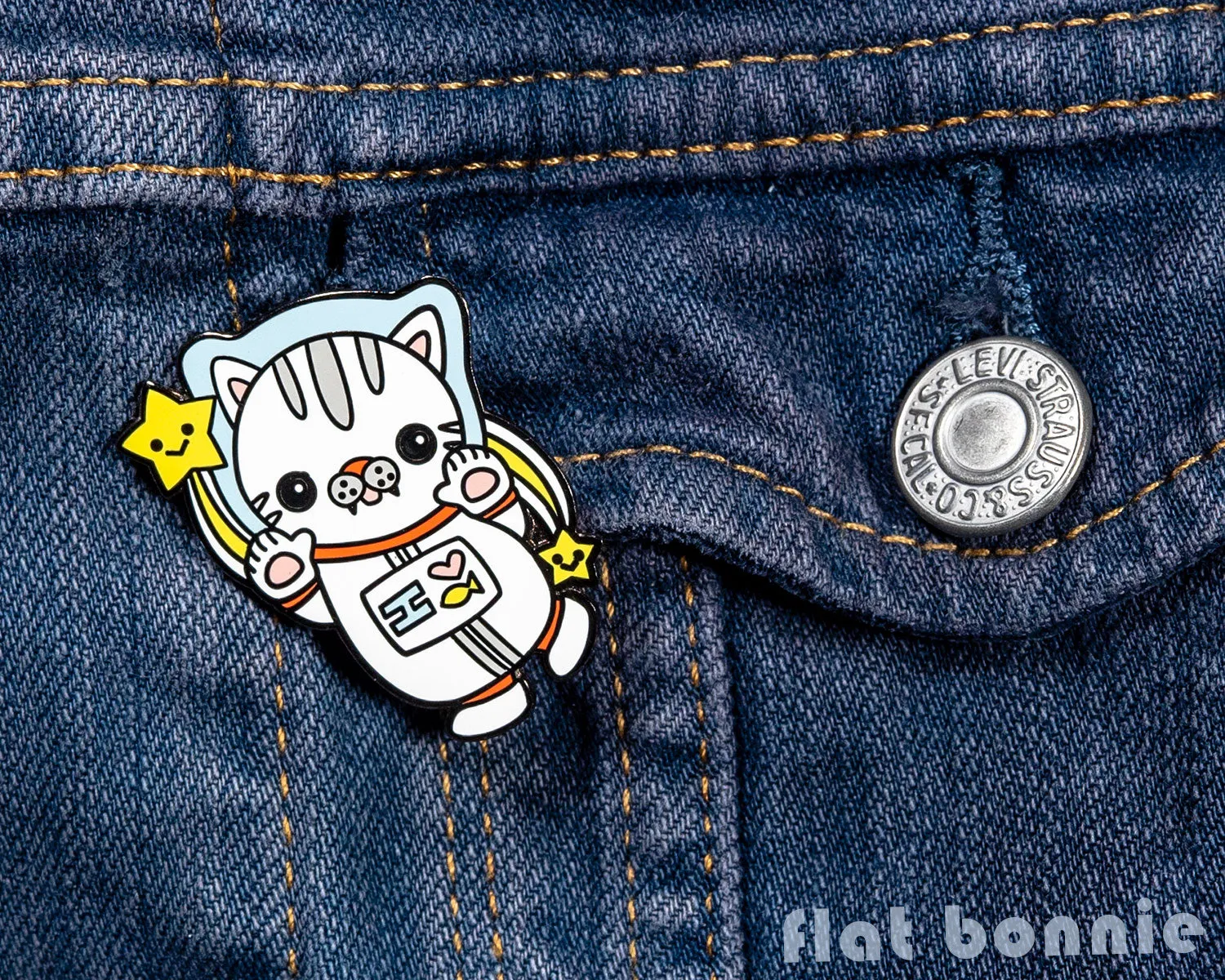 Kawaii enamel pins - Cute animal hard enamel pin - Cloisonne lapel pin