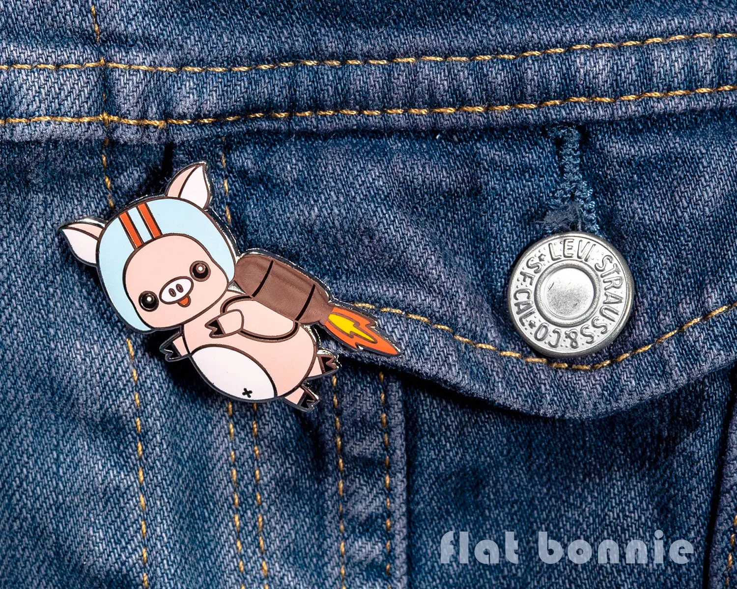 Kawaii enamel pins - Cute animal hard enamel pin - Cloisonne lapel pin