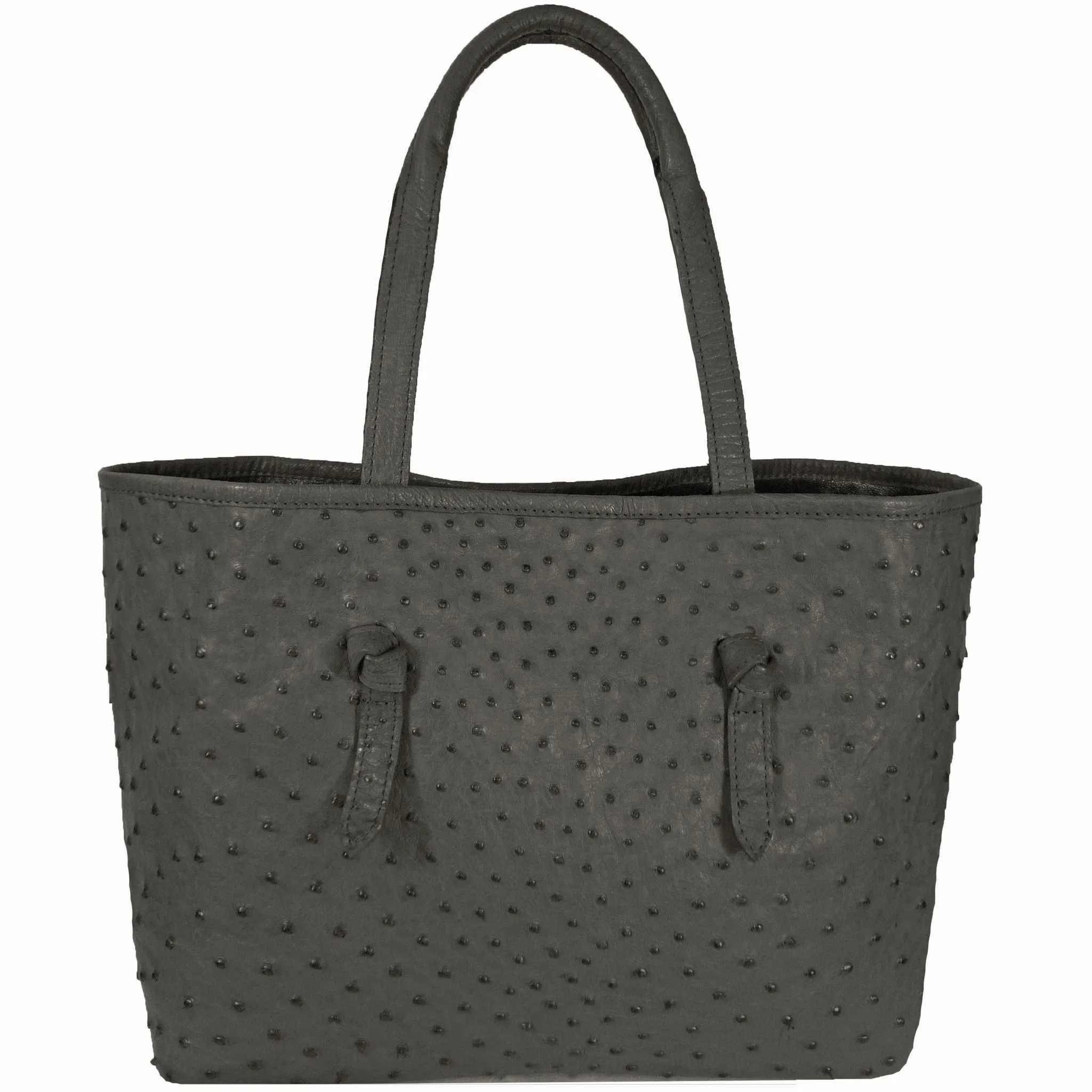 Knotted Tote in Ostrich