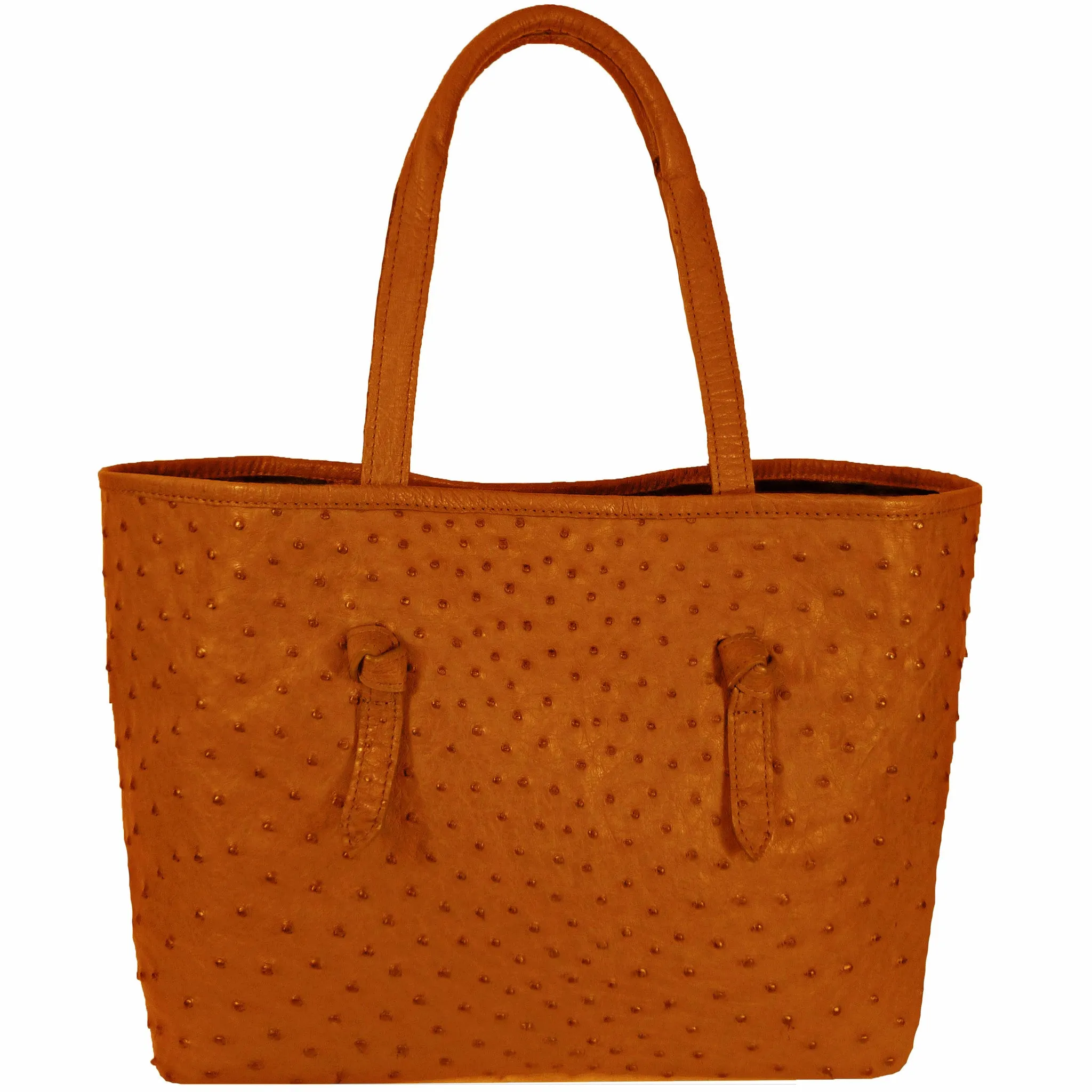 Knotted Tote in Ostrich