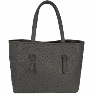 Knotted Tote in Ostrich