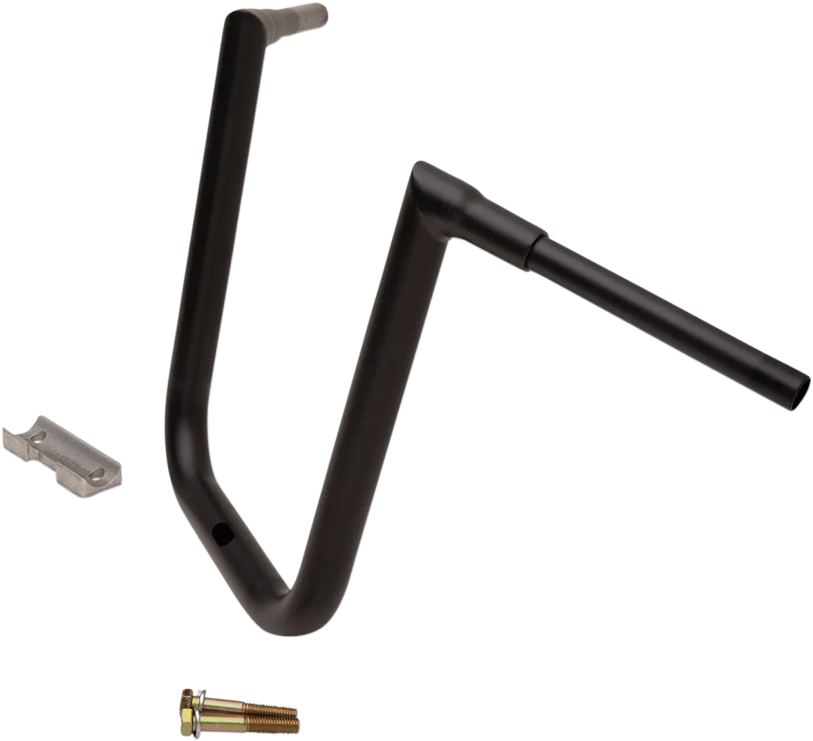 LA Choppers LA-7313-66M 1-1/2in. Grande Twin Peaks Handlebars - 16in. Rise - Flat Black